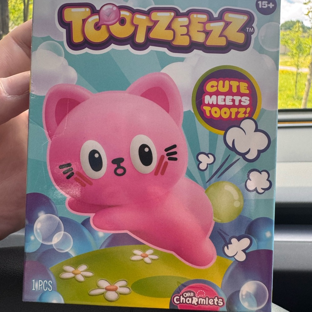 ORB Tootzeezz Fluffy Pink Cat Squeeze Toy Mystery Blind Box New Sealed